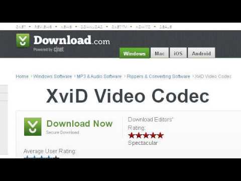 xvid video codec download for mac